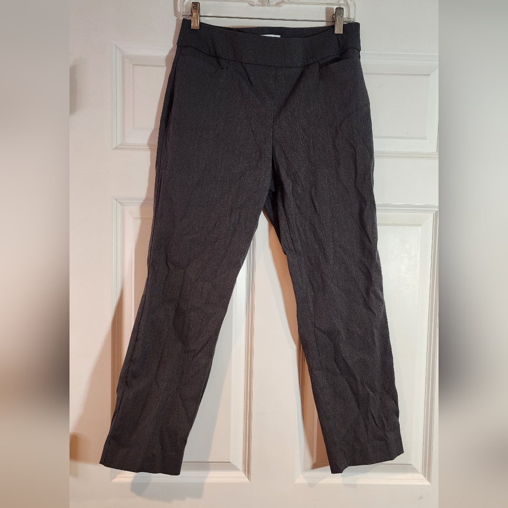 Liz Claiborne Lisa Dark Gray Dress Pants Size 8PS